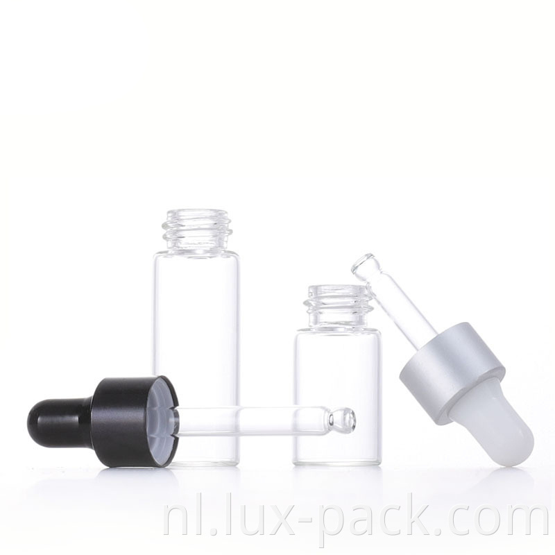 Factory Customized Clear Mini Trial Monster Essentiële oliedropper fles